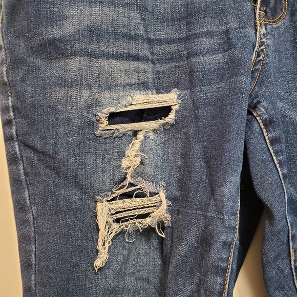 RUE 21 CURVY Mid-Rise Ankle Distressed Jeggings - Picture 5 of 16